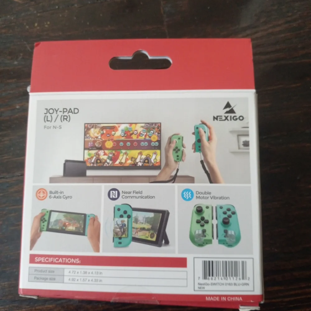 Nexigo For N-S Joy-Pad (L) /(R) For N-S Green And Blue Color Console Wake Up